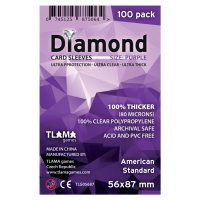 TLAMA games Obaly na karty Diamond Purple: American Standard (56x87 mm)