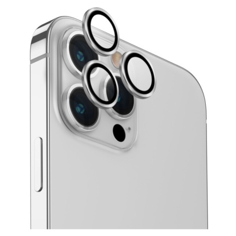 UNIQ OPTIX IPHONE 15 PRE MAX (2023) 6.7 ALUMINIUM CAMERA LENS PROTECTOR - STERLING (SILVER)