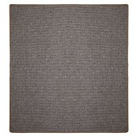Kusový koberec Porto hnědý čtverec - 120x120 cm Vopi koberce
