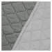 Sivý obojstranný pléd z mikrovlákna DecoKing Axel, 240 × 260 cm