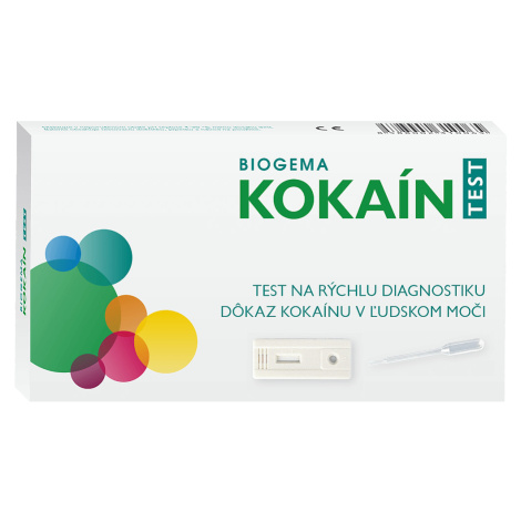 KOKAÍN TEST test na stanovenie drogy v moci 1 x 1 ks