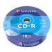 Verbatim CD-R, 43725, Extra Protection, 10-pack, 700MB, 52x, 80min., 12cm, bez možnosti potlače,