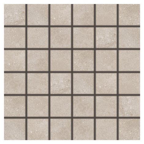 Mozaika Rako Betonico tmavo béžová 30x30 cm mat DDM06794.1