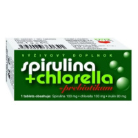 NATURVITA Spirulina + Chlorella + Prebiotikum 90 tabliet