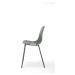 Zelená plastová jedálenská stolička Whitby – Unique Furniture
