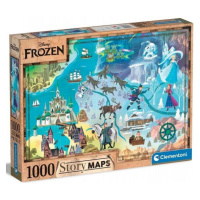 Puzzle 1000 dielikov Disney Mapa - Frozen