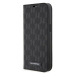 Púzdro Karl Lagerfeld iPhone 14 Pro 6.1" bookcase black Saffiano Monogram (KLBKP14LSAKLHPK)