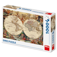 Dino HISTORICKÁ MAPA 1000 Puzzle NOVÉ