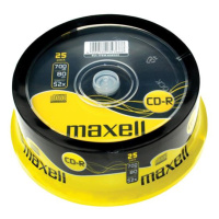 CD-R 700MB MAXELL 52x 25ks