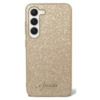 Kryt Guess GUHCS24LHGGSHD S24 Ultra S928 gold hardcase Glitter Script (GUHCS24LHGGSHD)