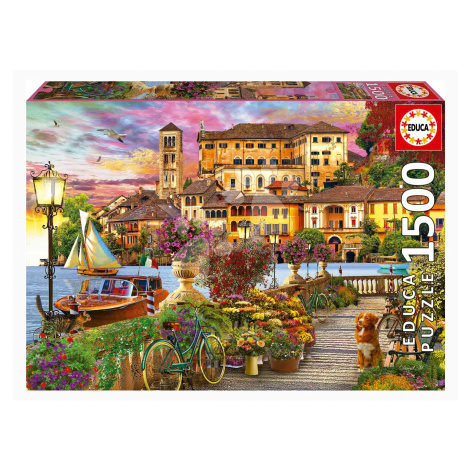 Puzzle Italian Promenade Forest Educa 1500 dielov a Fix lepidlo