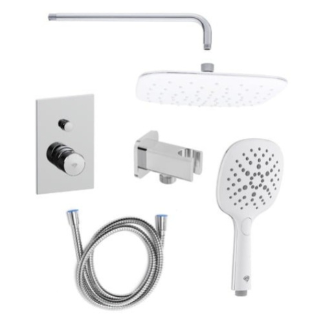 Sprchový systém SAT Evolution vrátane podomietkového telesa chróm SATBSETEVO2