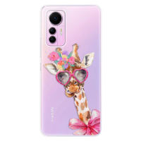 Odolné silikónové puzdro iSaprio - Lady Giraffe - Xiaomi 12 Lite
