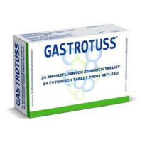 GASTROTUSS tablety žuvacie antirefluxné 24 ks