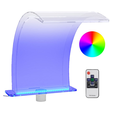 vidaXL Bazénová fontána s RGB LED diódami akrylová 50 cm