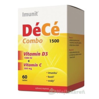 DéCé Combo 1500 - Imunit tbl (vitamín D3 1000 IU + vitamín C 500 mg) 1x60 ks