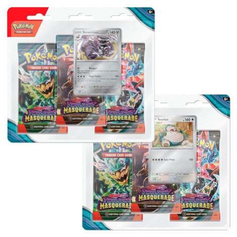 Pokemon Pokémon TCG: Scarlet & Violet 6 Twilight Masquerade 3-Pack Blister Booster Pack