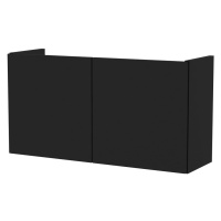 Čierny modulárny policový systém 68.5x68.5 cm Bridge - Tenzo