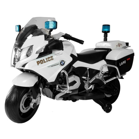 mamido  Elektrická motorka BMW R1200 Polícia biela