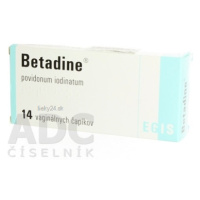 Betadine 200 mg vaginálne čapíky