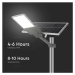 Pouličné solárne LED svietidlo 20W 4000K Life PO4, 3.2V 30000mA ,2500lm VT-15111ST (V-TAC)
