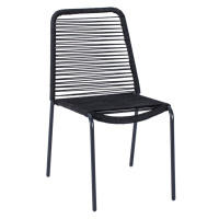 Čierna záhradná stolička Bonami Essentials Kai