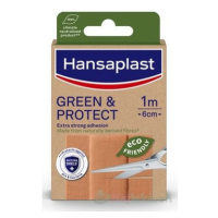 Hansaplast GREEN & PROTECT udržateľná vodeodolná náplasť, 1m x 6cm 1x1 ks