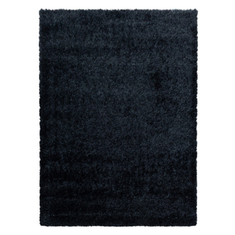 Kusový koberec Brilliant Shaggy 4200 Black - 80x250 cm Ayyildiz koberce