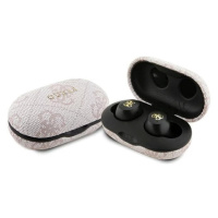 Slúchadlá Guess Bluetooth headphones GUTWSP4EGP TWS + ENC docking station pink 4G Metal (GUTWSP4