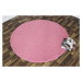 Kusový koberec Nasty 101147 Pink kruh Rozmery koberca: 133x133 kruh