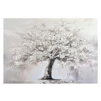 Obraz s ručne maľovanými prvkami 70x100 cm White Tree – Styler