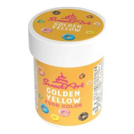 Gélová farba SweetArt Golden Yellow (30 g) - dortis - dortis