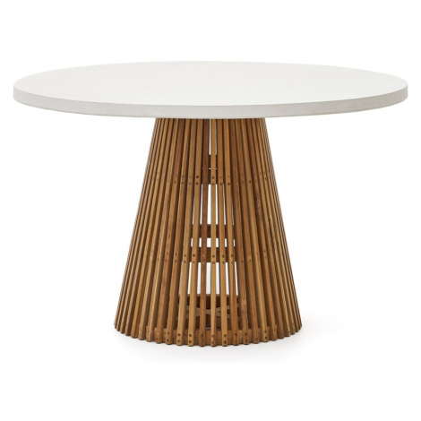 Okrúhly záhradný jedálenský stôl ø 120 cm Alcaufar – Kave Home