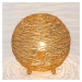 Stolná lampa Campano, zlato, 30 cm