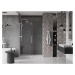 MEXEN/S - Velár posuvné sprchové dvere 150, transparent, biela 871-150-000-01-20