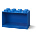 Brick 8 závesná polica, viac variant - LEGO Farba: modrá