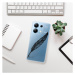Odolné silikónové puzdro iSaprio - Writing By Feather - black - Xiaomi Redmi Note 13