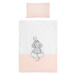 6-dielne posteľné obliečky Belisima Cute Mouse 100x135 ružové