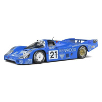 1:18 Porsche 956 LH KENWOOD No21 ANDRETTI/ANDRETTI/ALLIOT 24h Le Mans 1983 Blue - SOLIDO