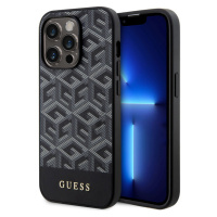 Guess PU G Cube MagSafe Zadný Kryt pre iPhone 15 Pro Max Black