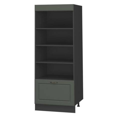Vicco KUCHYNSKÝ REGÁL Fame-Line, Zelený a zlatý vidiecky dom/antracitová, 60 cm