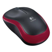 Logitech Wireless Mouse M185 - RED - 2.4GHZ - EER2