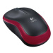 Logitech Wireless Mouse M185 - RED - 2.4GHZ - EER2