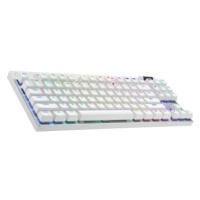 Logitech G PRO X TKL LIGHTSPEED - herná klávesnica, Tactile, biela, US