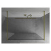 MEXEN/S - Kioto Sprchová zástena WALK-IN voľne stojaca 160 x 200, transparent 8 mm, zlatá 800-16