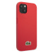 Plastové puzdro Lacoste na Apple iPhone 14 Plus LCHCP14MPVCR Iconic Petit Pique Logo červené