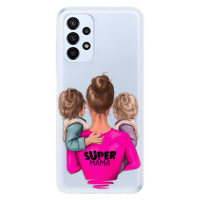 Odolné silikónové puzdro iSaprio - Super Mama - Two Boys - Samsung Galaxy A23 / A23 5G