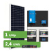 Ecoprodukt Hybrid Victron 1,2kWp 2,4kWh 1-fáz predpripravený solárny systém