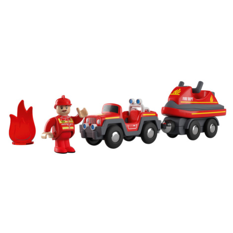 Playtive Tematické vozidlá (hasičské vozidlo so skútrom)
