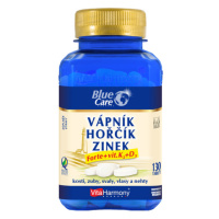 VITAHARMONY Vápnik & horčík & zinok Forte + vit. D3 + K2 130 tabliet